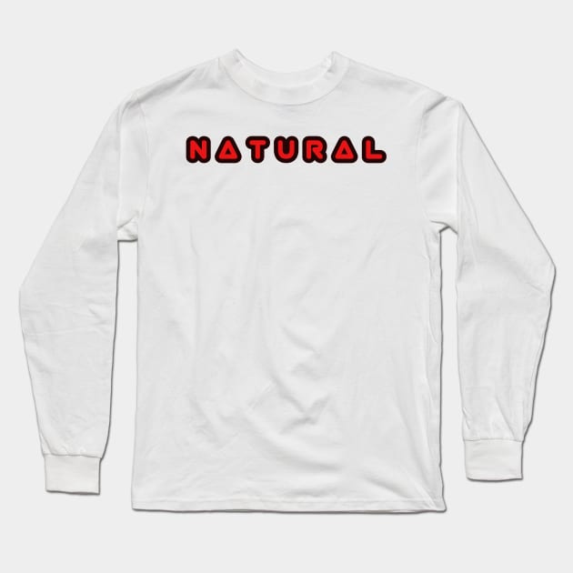 Natural Long Sleeve T-Shirt by Z And Z